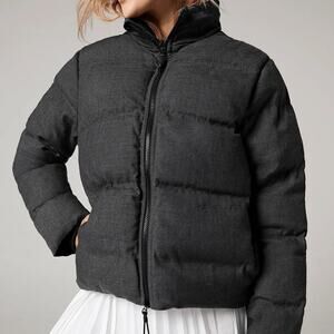 Allbirds NWT Charcoal Puffer Zip Front Jacket Size XL